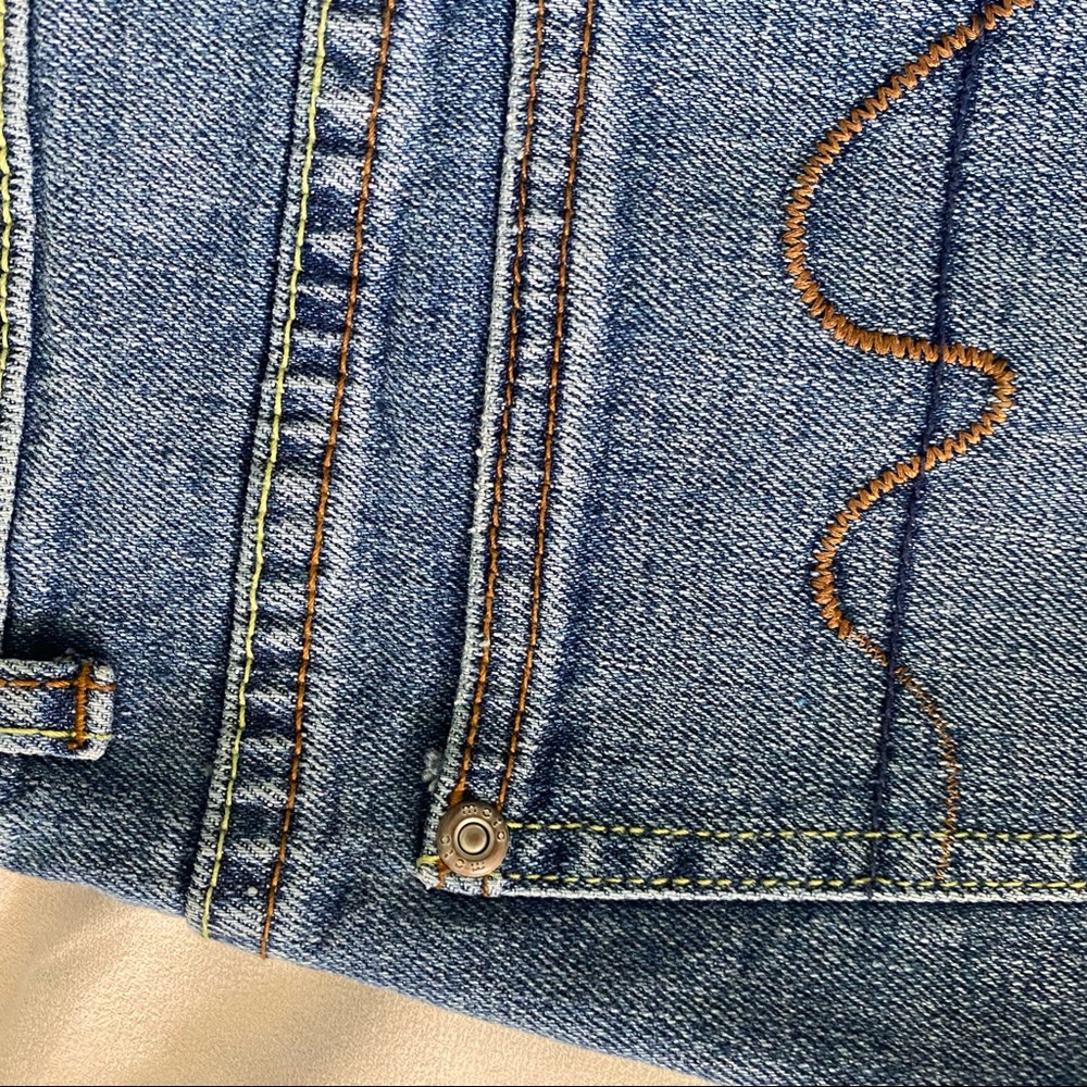 🌈Moto Denim Split Skirt - Picture 2 of 16